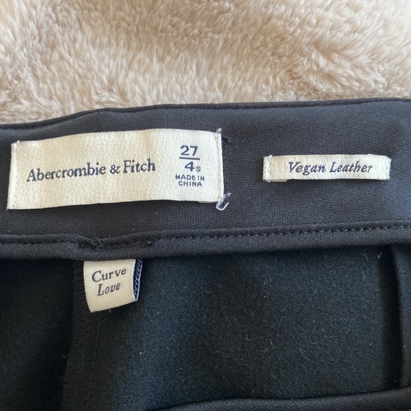 Abercrombie Leather Pants - Picture 2 of 4